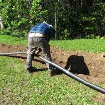 laying line