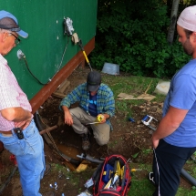old waterline disconnected