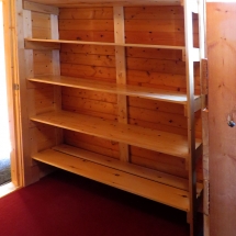 shelving install salon B