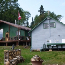 Front camp boat house