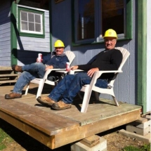 hard at work